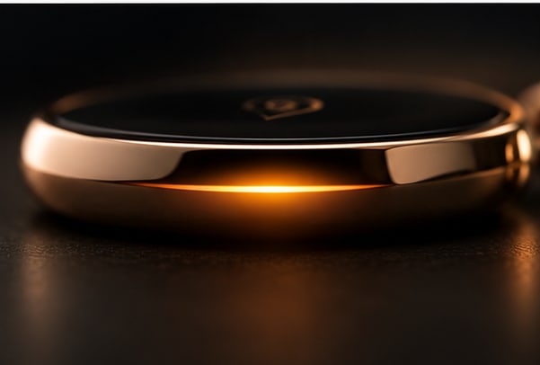 Guardio device edge, glowing with an active signal